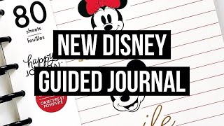 NEW December 2020 Release  Disney Guided Happy Planner Journal  Mickey and Minnie Flip Through [upl. by Ymme]