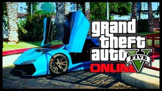 GTA 5 Custom Paint Job  quotNightride Bluequot Awesome Custom GTA 5 Paint Job GTA V [upl. by Santa525]