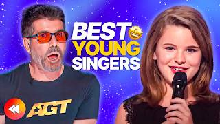 YOUNGEST Singers With BIG VOICES On Americas Got Talent 🥹 [upl. by Melone]