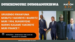 URUGENDO RWANYUMA MOBUTU YAKOREYE I BIARRITZ MURI 1994 RUHURIYEHE NURWA KAGAME MURI FRANCE [upl. by Nirmak]