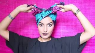 Turban tutorial  Ultra easy and quick [upl. by Eddina942]