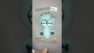 SQUIDWARD MADE OF COTTON CANDY [upl. by Esilanna128]