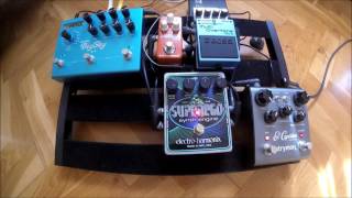 Frippertronics 2 Strymon Big Sky El Capistan EHX SuperegoBoss MO2TC Shaker EBow [upl. by Cowley634]