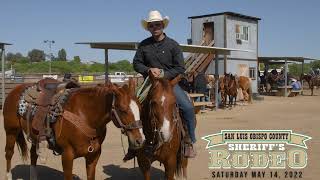 SLO Sheriffs Rodeo Chad Nicholson Interview [upl. by Ahsielat]