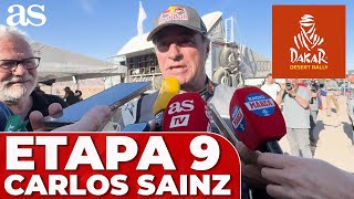 RALLY DAKAR 2024  CARLOS SAINZ “Vamos a tope porque sino nos come terreno” [upl. by Akemet]