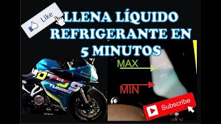 COMO RELLENAR LIQUIDO DE RADIADOR LLENAR LIQUIDO REFRIGERANTE CFMOTO 300SR 250 250NK EN 5 MINUTOS [upl. by Hun]