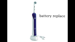 A NEW BATTERY FOR MY ORALB TOOTHBRUSH [upl. by Krystalle223]