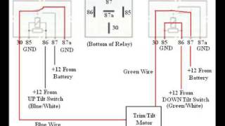 Troubleshooting Bypassing amp Wiring SPDT Tilt Trim Relay [upl. by Dewhurst885]