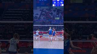 Dana Rettke  USA Volleyball bepartofthegame vnl2023 [upl. by Aylat]