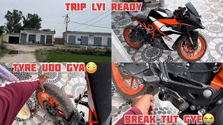 KTM DA NUKSAAN😭 BREAK TUT GYE😭😭 DAY20 [upl. by Reinwald]