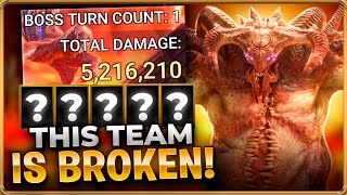 ONE KEY In Minutes This Clan Boss Team Is Pure Chaos And Yet So Strong Raid Shadow Legends [upl. by Assenyl]