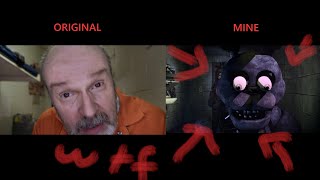 FNAFSFMMEME The Animatronics Do Get A Bit Quirky At Night  My Version VS Original [upl. by Neved]