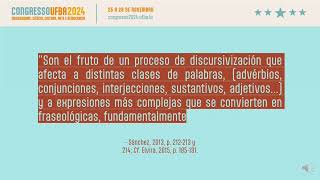 DICIONÁRIO DE PARTÍCULAS DISCURSIVAS DO ESPANHOL PARA ESTUDANTES BRASILEIROS [upl. by Schurman]