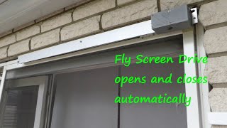 DIY automatic FlyMosquitoScreen Drive [upl. by Mccollum]