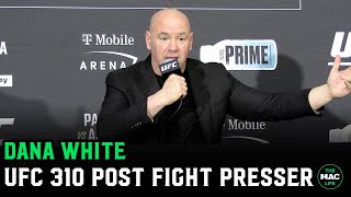 Dana White vs Reporters “Is this tonight stupid question night”  UFC 310 Post Presser [upl. by Pollack]