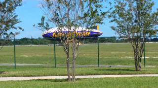 Good year blimp landingtakeoff [upl. by Ennayelsel]