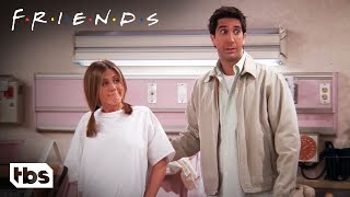 Ross and Rachel in a SemiPrivate Delivery Room Clip  Friends  TBS [upl. by Yahsal413]