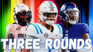 2025 NFL Mock Draft w TRADES  Titans go CRAZY🚨 [upl. by Adnahs]