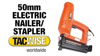 Electric Nailer amp Staple Gun  TACWISE Duo 50 [upl. by Tehr]