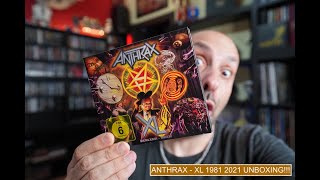 ANTHRAX  XL 1981 2021 UNBOXING [upl. by Lagas]