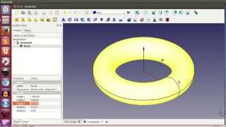 Tutorial de Freecad 1540 Usando toros [upl. by Harrell]