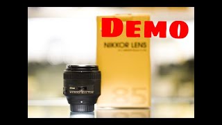 Nikon AFS Nikkor 85mm f18G Lens Review [upl. by Gannes]