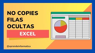 🟢 Como COPIAR FILAS FILTRADAS en Excel [upl. by Aned410]