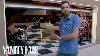 Inside Zachary Levis ZombieProof Man Cave  Vanity Fair [upl. by Atilrak126]