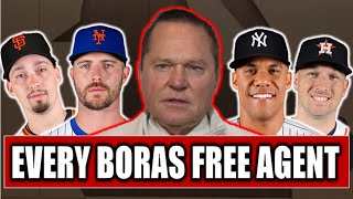 Every Scott Boras Free Agent For The 202425 MLB Offseason [upl. by Ffirahs992]