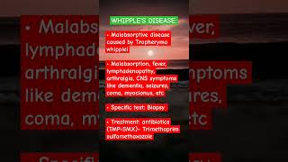 Whipples disease neet shorts short video viralvideo reels trending edit status story yt [upl. by Obel]