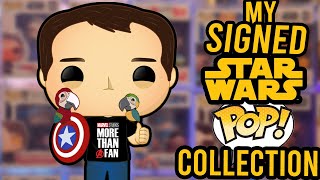 My Signed Funko Pop Collection  Star Wars [upl. by Taro]