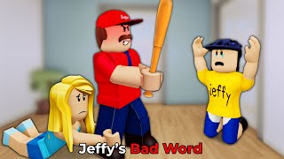 SML ROBLOX Jeffy’s Bad Word  ROBLOX Brookhaven 🏡RP  Funny Moments [upl. by Mallorie110]