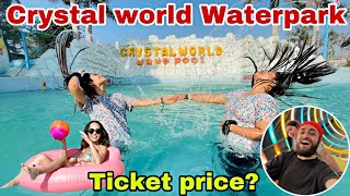 Crystal world Waterpark Haridwar  Crystal world Waterpark ticket price location full video [upl. by Pubilis]