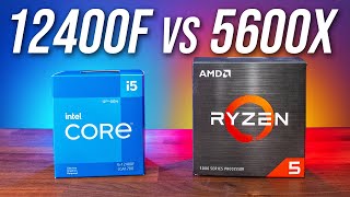 Intel i512400F vs AMD Ryzen 5 5600X  Best 6 Core CPU [upl. by Adnoraj966]