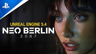 NEO BERLIN 2087 New Gameplay  ULTRA REALISTIC CYBERPUNK Game in Unreal Engine 5 coming to PS5 [upl. by Shayne481]