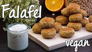 FALAFEL SELBER MACHEN  Kichererbsen Rezepte vegan  Fingerfood amp Partysnacks auch für Raclette [upl. by Encrata31]