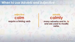 Adjectives and Adverbs  Differences and Examples [upl. by Neerihs]