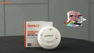 Impact By Honeywell Wireless Smoke Detector Installation amp Configuration Steps [upl. by Demitria440]