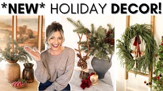 NEW HOLIDAY DECOR FINDS  HIGHEND LOOK FOR LESS  AFFORDABLE HOLIDAY DECORATING TIPS AND IDEAS [upl. by Salamone]