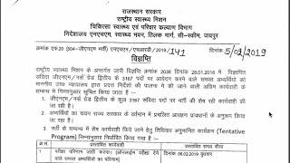 SIHFW RAJASTHAN staff nurse RESULT  NHM RAJASTHAN VACANCY RESULT 2016 [upl. by Leodora]