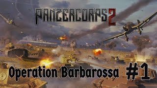 OPERATION BARBAROSSA  Panzer Corps 2 First Look [upl. by Doralin659]