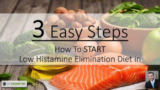 How To Start A Low Histamine Elimination Diet 3 Easy Steps [upl. by Nitsugua]