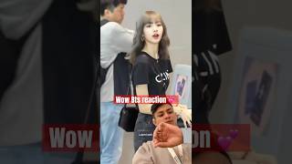 Bts reaction 💕 blackpink blink bts rose thv team taehyung lisa liskook taelice [upl. by Herv988]