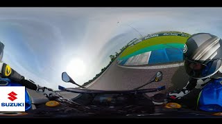 Suzuki VR Experience  GSXR1000R x Buriram GP Circuit  360degree  Suzuki [upl. by Nauqad]