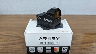 ARORY Shake Awake Red Dot Micro Reflex Sight  First Impressions [upl. by Hudnut]