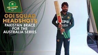 ODI Squad Headshots ✅  Pakistan Brace for the Australia Series 🏏  PCB  MA2A [upl. by Maura]