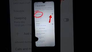phone me do not disturb settingsdonotdisturb Android shorts [upl. by Sukramed]