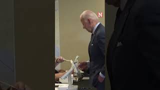 Joe Biden Votes Early In Delaware [upl. by Evannia]