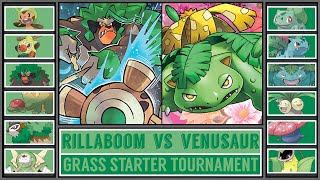 VENUSAUR vs RILLABOOMCHESNAUGHT  Grass Starter Pokémon Tournament Battle 4 [upl. by Nader176]