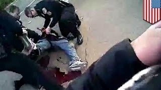 Lapel camera footage shows APD shooting Shaine Sherrill [upl. by Frum814]